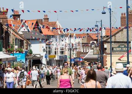 Station Road in Sheringham, Norfolk, England Stock Photo