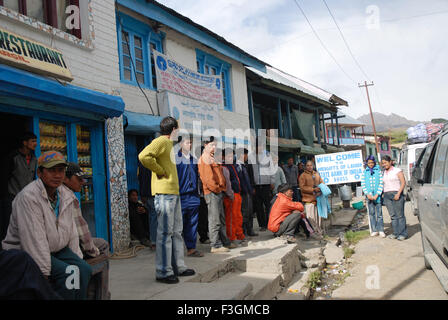 Market at Drass ; Kargil ; Jammu & Kashmir ; India Stock Photo