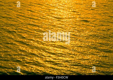 Girgaum chowpatty beach ; Mumbai Bombay ; Maharashtra ; India Stock Photo