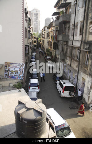Street scene ; Grant Road ; Bombay now Mumbai ; Maharashtra ; India Stock Photo