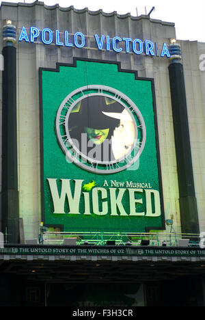 A new musical Wicked, Apollo Victoria Theatre, West End theatre, Wilton Road, Westminster, Victoria Station, London, England, United Kingdom, UK Stock Photo