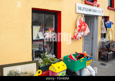 charity shop in schull west cork ireland Stock Photo