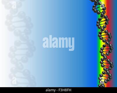 DNA strand Stock Photo