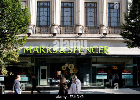 Marks and Spencer store, High Street, Birmingham, UK Stock Photo