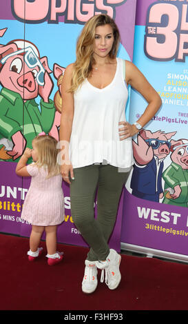 '3 Little Pigs ' - VIP Performance at the Palace Theatre, Shaftesbury Avenue, London on August 6th 2015  Featuring: Imogen Thomas Where: London, United Kingdom When: 06 Aug 2015 Stock Photo