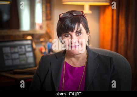 Portrait of senior woman in office Stock Photo