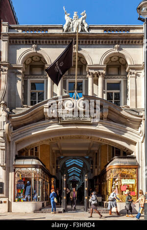 Burlington Arcade, Piccadilly, London, UK Stock Photo