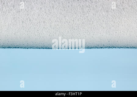 Suds foam bubbles and water ,  washing and cleaning background Stock Photo