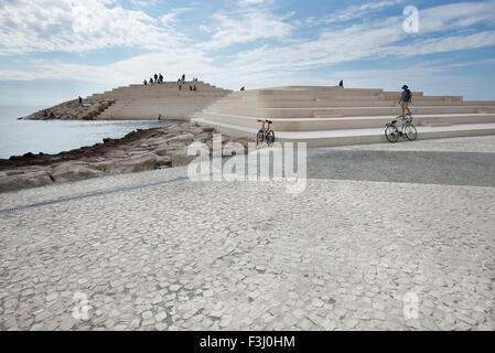 Sfinxit landscape architecture, Cape Square, Durres, Albania Stock Photo