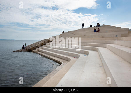 Sfinxit landscape architecture, Cape Square, Durres, Albania Stock Photo