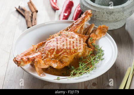 chili crab asia cuisine Stock Photo