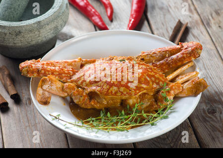 chili crab asia cuisine Stock Photo