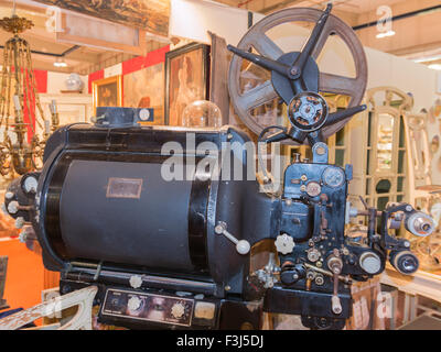 Old vintage professional movie projector, Video, Cinema concept Stock Photo