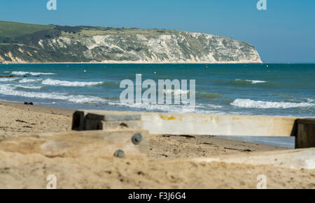 View across Swanage seafront, Dorset, South of England, UK Stock Photo ...