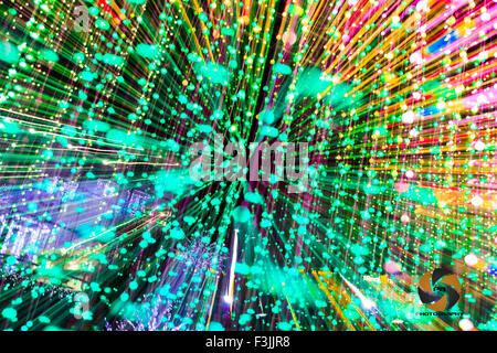 Light, Lights, Illumination, lighter, lighting, bright, brighter, warp, speed, zoom, leading, into, abstract, art, concept, arts Stock Photo