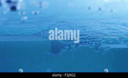 Electronic hi-tech backdrop Stock Photo