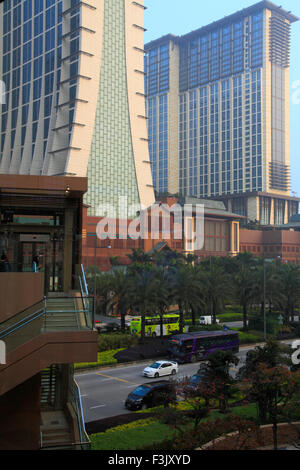 China, Macau, Cotai Strip, hotels, casinos, Stock Photo