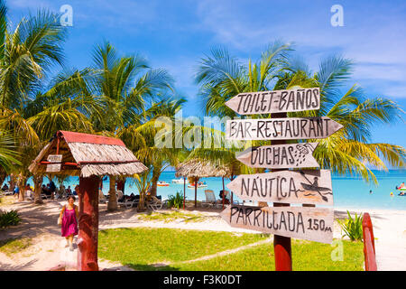 Cayo Jutias beach in the northern seaside of Cuba. Stock Photo