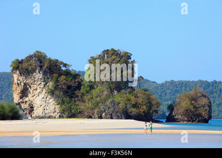Thailand, Krabi, Ao Nang, Nopparat Thara Beach, Stock Photo