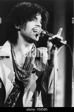 PRINCE US rock musician in 1984 Stock Photo