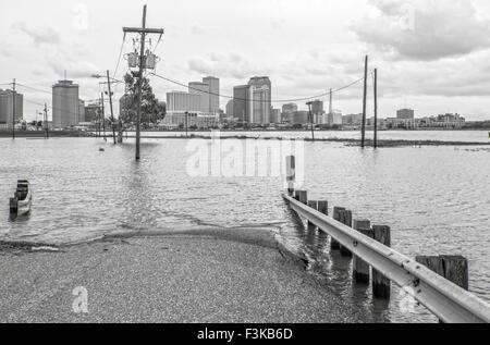 Old Algiers in 2015, ten years after Hurricane Katrina - New Orleans, Louisiana Stock Photo