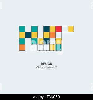Game tetris square template. Brick game pieces Stock Vector Image & Art ...