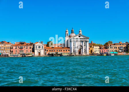 VENICE, ITALY CIRCA SEPTEMBER 2015: Completed in 1743, the Church of Santa Maria del Rosario, commonly known as the Church of th Stock Photo