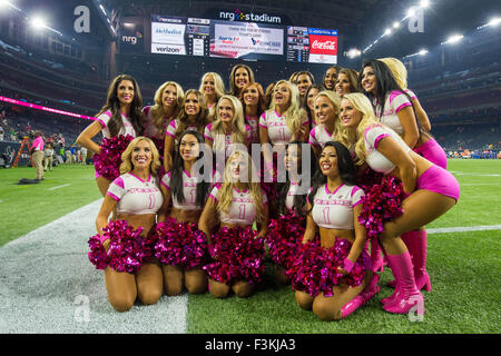 Houston, Texas, USA. 8th Oct, 2015. The Houston Texans Cheerleaders after an NFL game between the Houston Texans and the Indianapolis Colts at NRG Stadium in Houston, TX on October 8th, 2015. The Colts 27-20. Credit:  Trask Smith/ZUMA Wire/Alamy Live News Stock Photo