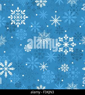 Seamless Texture with Variation Snowflakes Stock Vector Image & Art - Alamy