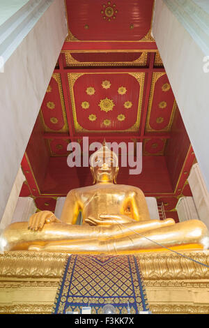 Phra Mongkonbophit, seated gold Buddha, Ayutthaya, Thailand