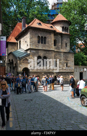 Jewish Quarter, Pinkas Synagogue, Prague Czech republic Stock Photo