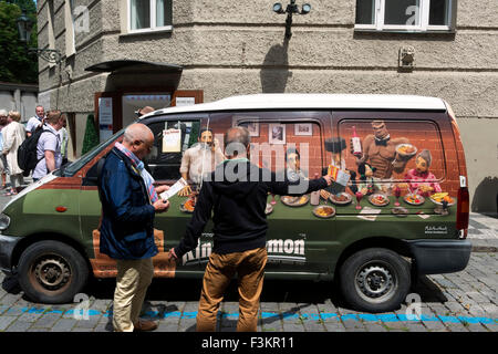 Jewish Quarter, Pinkas Synagogue, Prague Czech republic Stock Photo