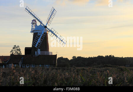 Cley Windmill at Cley next the Sea on the North Norfolk coast. Stock Photo