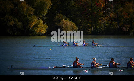 River,Rowing,Ontario,Canada,Racing,Scull Stock Photo