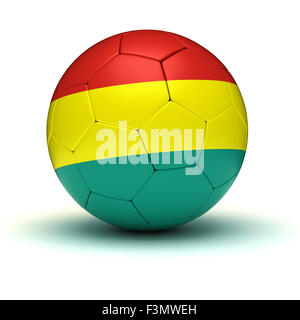 Bolivian Football (isolated with clipping path) Stock Photo