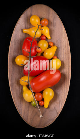 Cherry in wooden bowl isolated on white background Stock Photo - Alamy