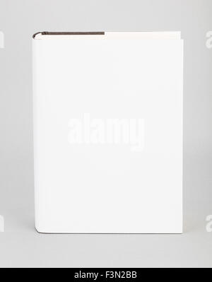 Thick Blank book with white cover Stock Photo