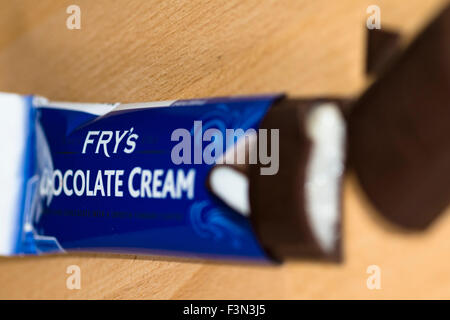 A Fry's Chocolate cream chocolate bar, made by Cadbury's Stock Photo ...