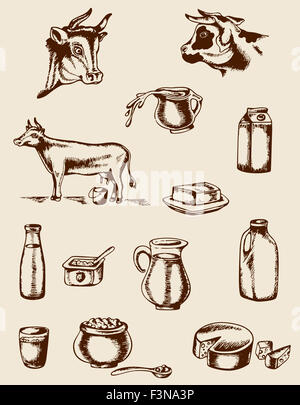 Dairy Doodles Stock Illustrations – 235 Dairy Doodles Stock Illustrations,  Vectors & Clipart - Dreamstime