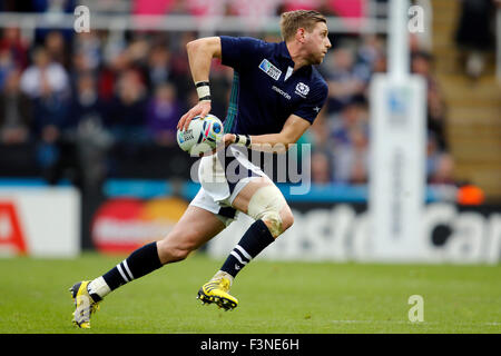 Newcastle Upon Tyne, UK. 10th Oct, 2015. Finn Russell Samoa V Scotland Samoa V Scotland, Rugby World Cup 2015 St James Park, Newcastle Upon Tyne, England 10 October 2015 Rugby World Cup 2015 St James Park, Newcastle Upon Tyne Credit:  Allstar Picture Library/Alamy Live News Stock Photo