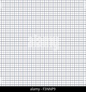 Mesh seamless vector pattern with single and double dashed lines. Repeat background with geometrical array in blue and black Stock Vector