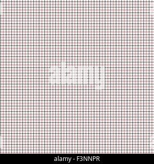 Mesh seamless vector pattern with single and double dashed lines. Repeat background with geometrical array in black and red Stock Vector
