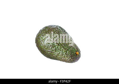 Fresh avocado. Isolated on white background Stock Photo