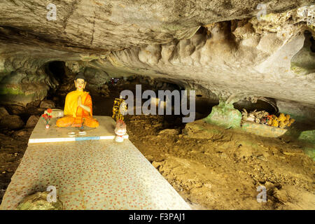 Buddha statue in Kampong Trach, Kep - Kampot Province, Cambodia. Stock Photo