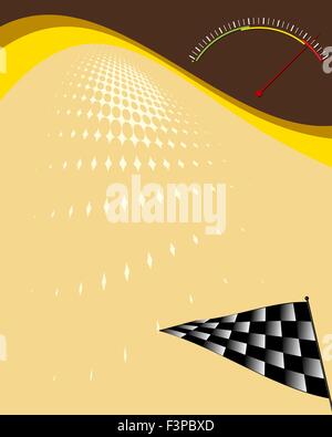 Race Card Design Vector Art Stock Vector