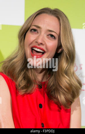 American actress Amanda Seyfried attends a stage greeting for the film Fathers and Daughters on October 11, 2015, Tokyo, Japan. The movie was released in the Japanese theaters on October 3rd. © Rodrigo Reyes Marin/AFLO/Alamy Live News Stock Photo