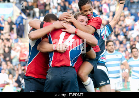 Leicester, UK, 11 October 2015,Argentina v Namibia, Rugby World Cup 2015 Credit: Colin Edwards/Alamy Live News Stock Photo