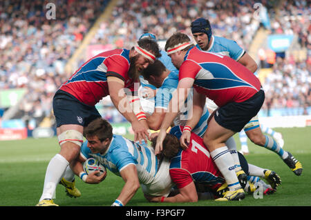 Leicester, UK, 11 October 2015, Argentina v Namibia, Rugby World Cup 2015, Pool C, Credit: Colin Edwards/Alamy Live News Stock Photo