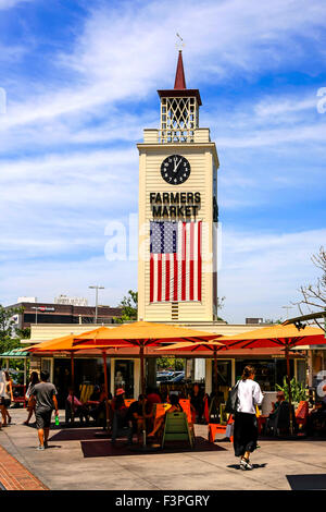 The Grove retail and entertainment complex in Los Angeles affiliated to the historical Farmers Market Stock Photo