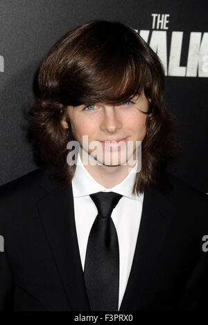 Chandler Riggs attends AMC's 'The Walking Dead' Season 8 Premiere and ...